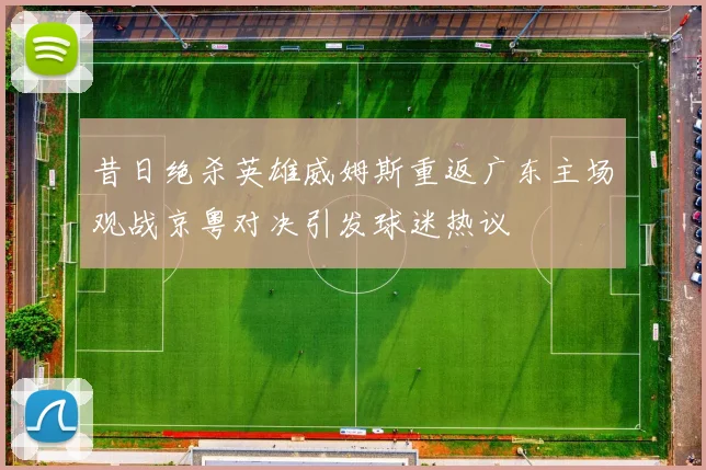 昔日绝杀英雄威姆斯重返广东主场观战京粤对决引发球迷热议